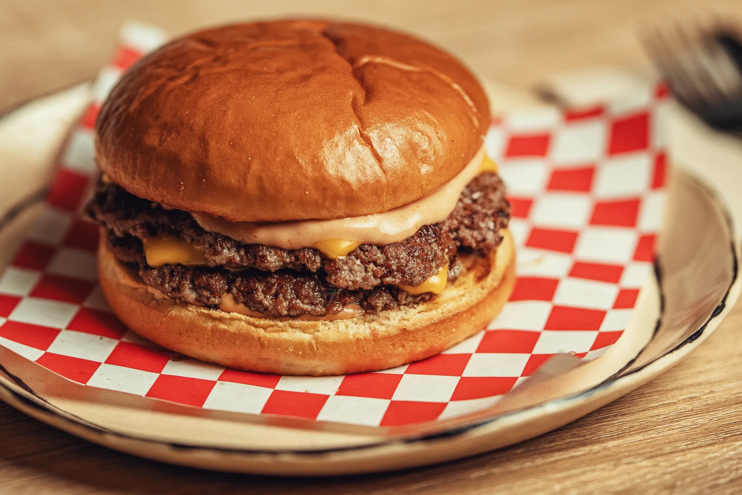Blai Single Smash Cheeseburger